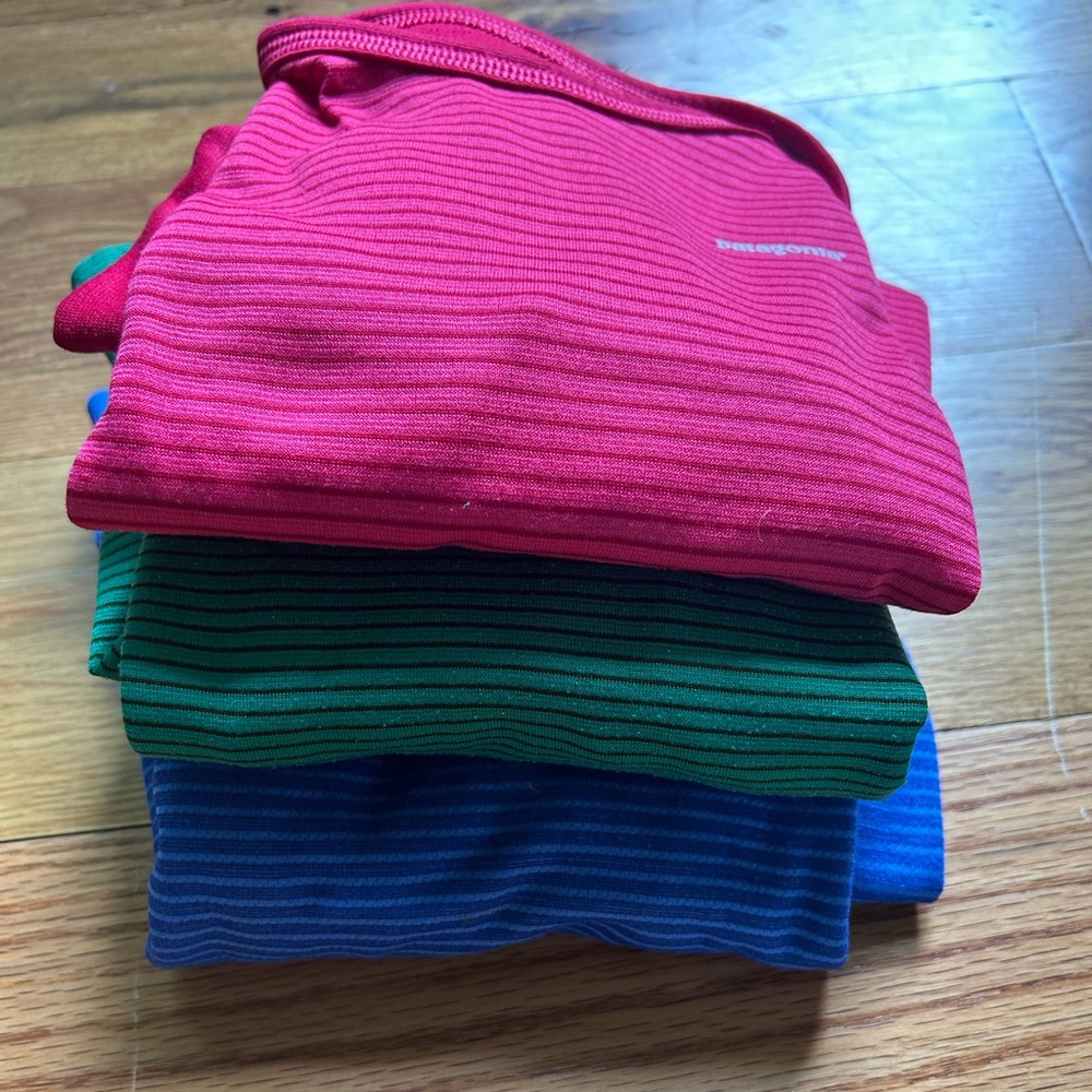 6 Piece Patagonia Capilene Bundle!  2T/3T ♥️ 💚 💙